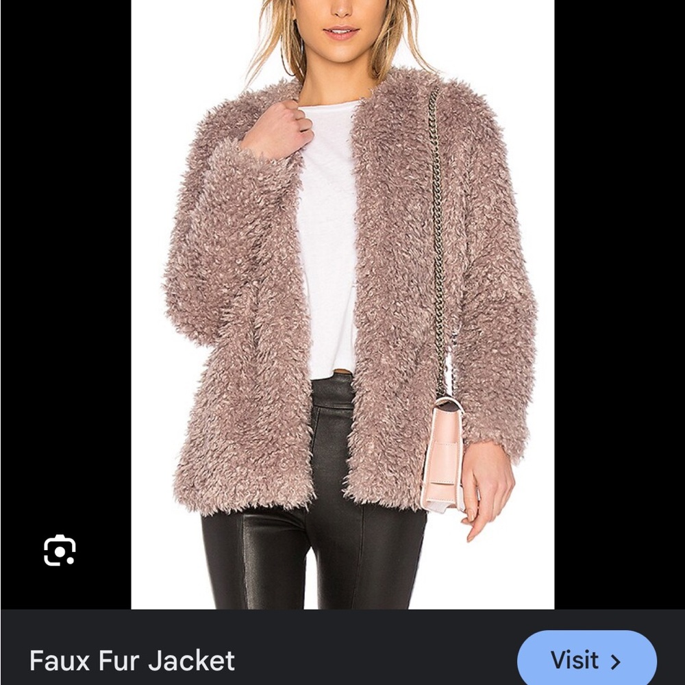 Endless Rose Brown Teddy Jacket Plush Cozy Design